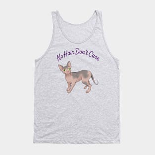 Sphynx Cat - No Hair Don't Care! Tank Top